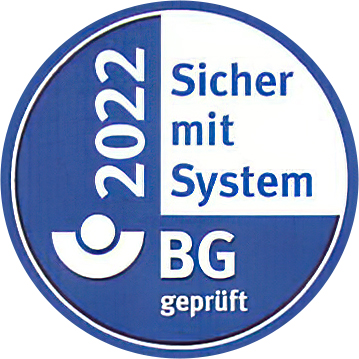 BG geprüft Logo